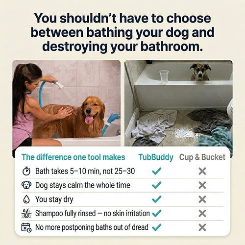 TubBuddy | The Dog Bath Sprayer