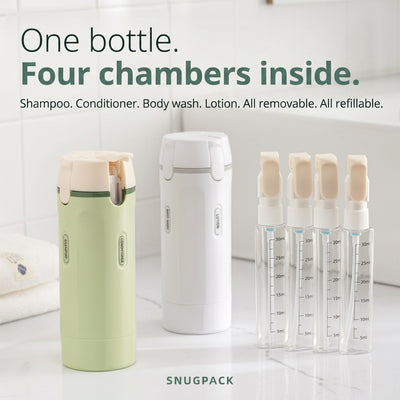 SnugPack™ - 4-in-1 Travel Bottle