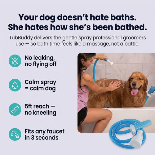 TubBuddy | The Dog Bath Sprayer