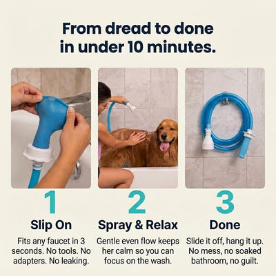 TubBuddy | The Dog Bath Sprayer