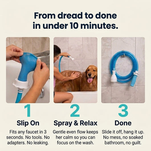 TubBuddy | The Dog Bath Sprayer
