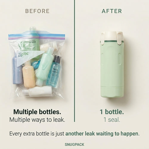 SnugPack™ - 4-in-1 Travel Bottle