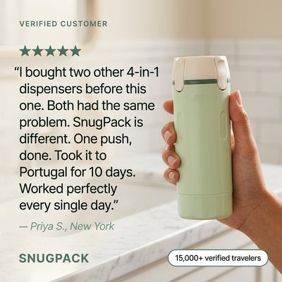 SnugPack™ - 4-in-1 Travel Bottle